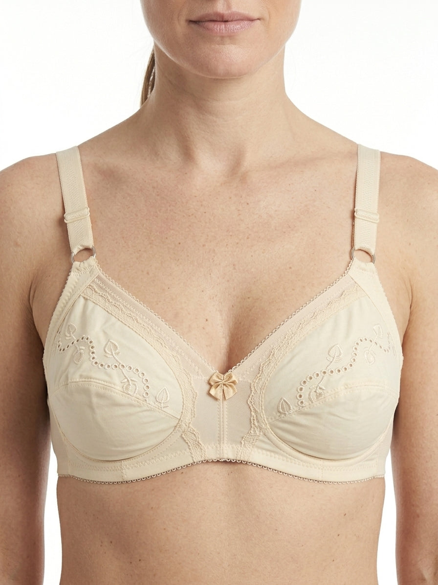 Classic Cotton Bra - Skin
