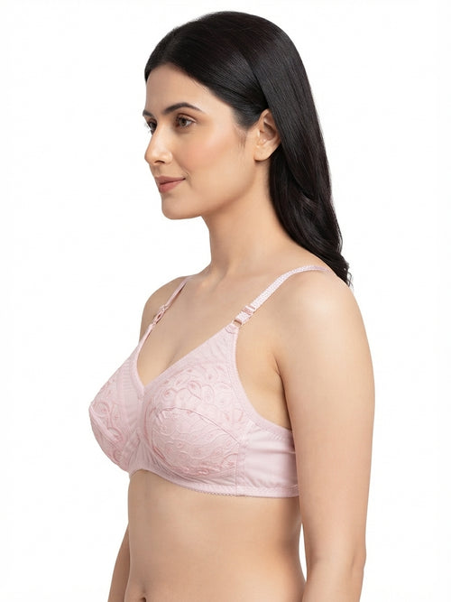 Cotton Embroidery Bra