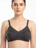 Half Embroidery Cotton Bra